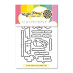 Waffle Flower Your Day Sentiments Clear Stamp and Die Set product image 2