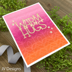 Simon Says Stamp Warm Hugs Hot Foil Plate ssfp005 Season Of Wonder Warm Hugs Card