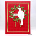 Simon Says Stamp Weaving Plate Wafer Die s1099 DieCember Christmas Card