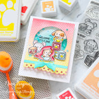 Simon Says Stamp Welcome Little One Wafer Dies 1296sdc Moments In Time Baby Card