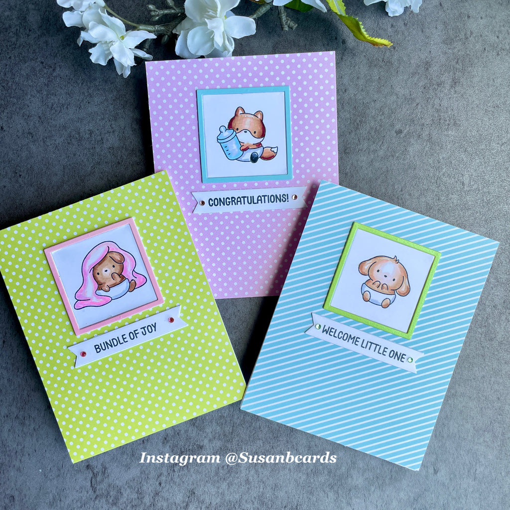 Simon Says Clear Stamps Welcome Little One 3202ssc Moments In Time Baby Cards | color-code:ALT02