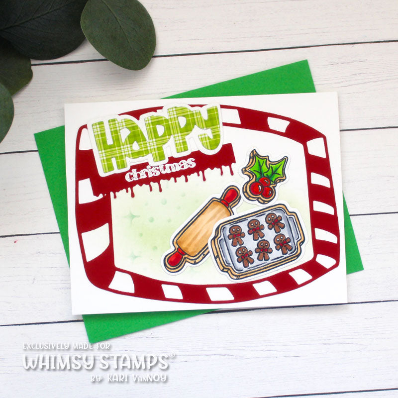 Whimsy Stamp Chunky Checkers Dies wsd030 christmas