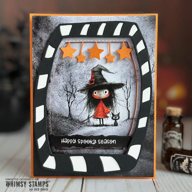Whimsy Stamp Chunky Checkers Dies wsd030 stars