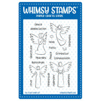 Whimsy Stamps Angelic Clear Stamps cwsd278b