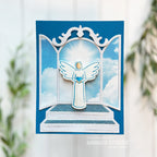 Whimsy Stamps Angelic Outline Dies wsd474a clouds