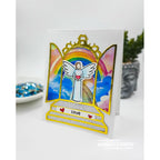 Whimsy Stamps Angelic Outline Dies wsd474a rainbow