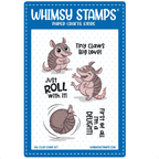 Whimsy Stamps Arma-delight Clear Stamps khb110a