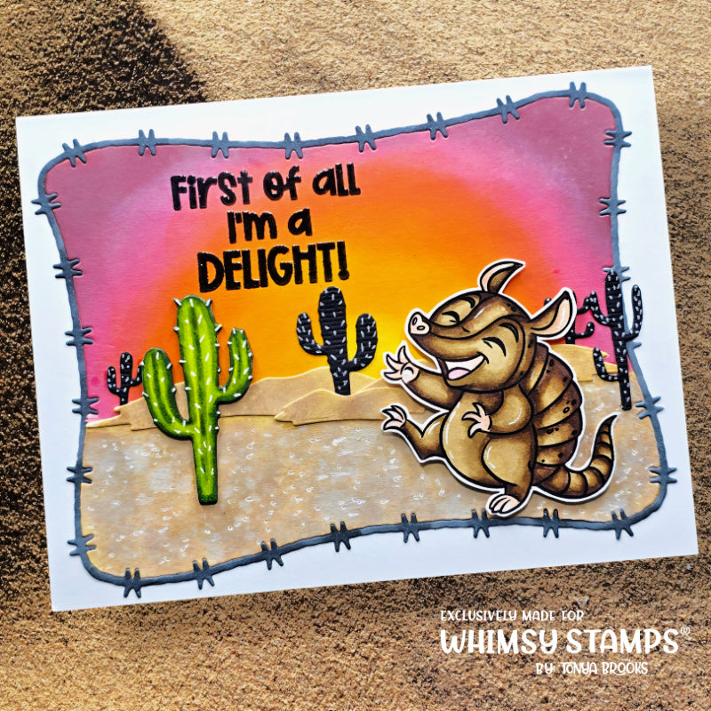 Whimsy Stamps Arma-delight Clear Stamps khb110a cacti