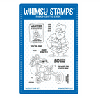 Whimsy Stamps Bad Santa Clear Stamps cwsd362a