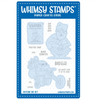 Whimsy Stamps Bad Santa Outline Dies wsd045