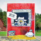 Whimsy Stamps Barnyard Elements Dies wsd023 chicken