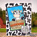 Whimsy Stamps Barnyard Elements Dies wsd023 cow