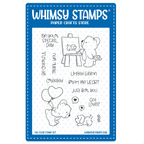 Whimsy Stamps Bear Love Clear Stamps cwsd171a