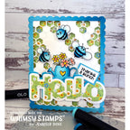  Whimsy Stamps BeeYOUtiful Clear Stamps cwsd405a hello