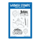 Whimsy Stamps Birthday Sketch Clear Stamps cwsd312a