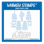 Whimsy Stamps Birthday Wish Outline Dies wsd171a