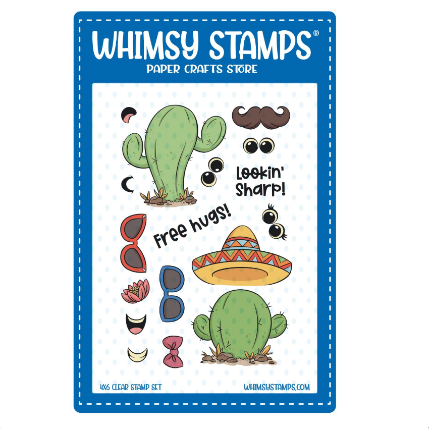 Whimsy Stamps Cactus Cuties Clear Stamps khb121a