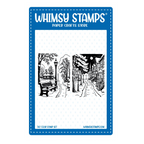 Whimsy Stamps Dickens Background Clear Stamps cwsd423a