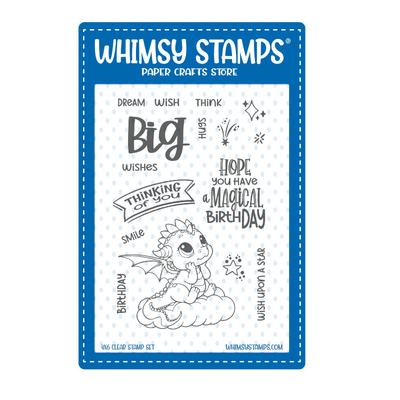 Whimsy Stamps Dragon Dreams Clear Stamps cwsd323a