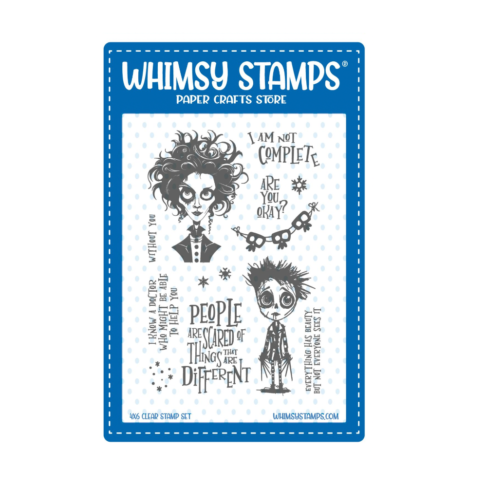 Whimsy Stamps Edward Clear Stamps wsd336a