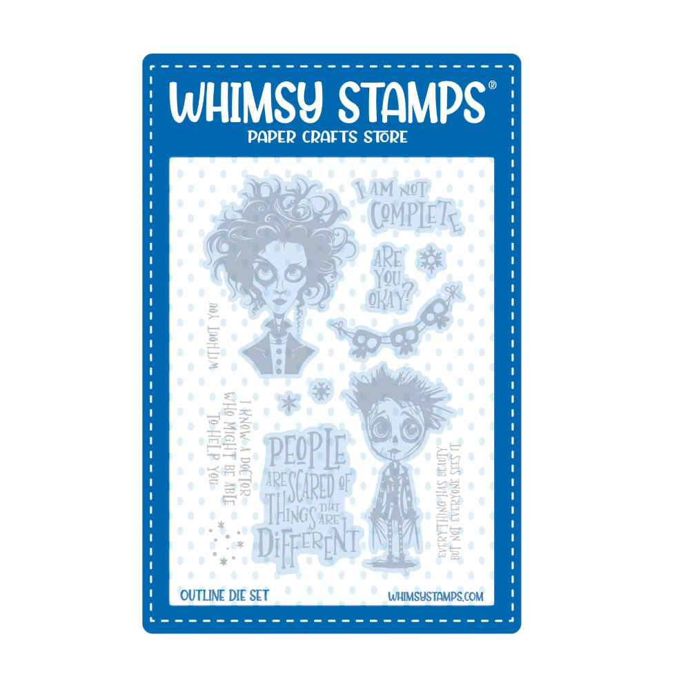 Whimsy Stamps Edward Outline Dies wsd041