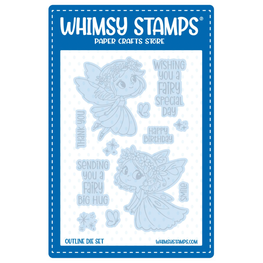 Whimsy Stamps Fairy Special Outline Dies wsd268a