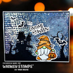 Whimsy Stamps GnomeOween Outline Dies wsd034 monster