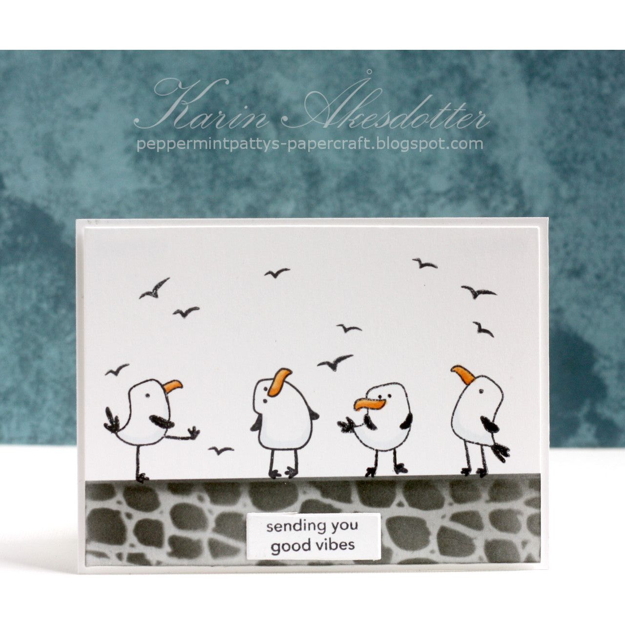 Whimsy Stamps Gullibles Clear Stamps cwsd147b birds | color-code:ALT01