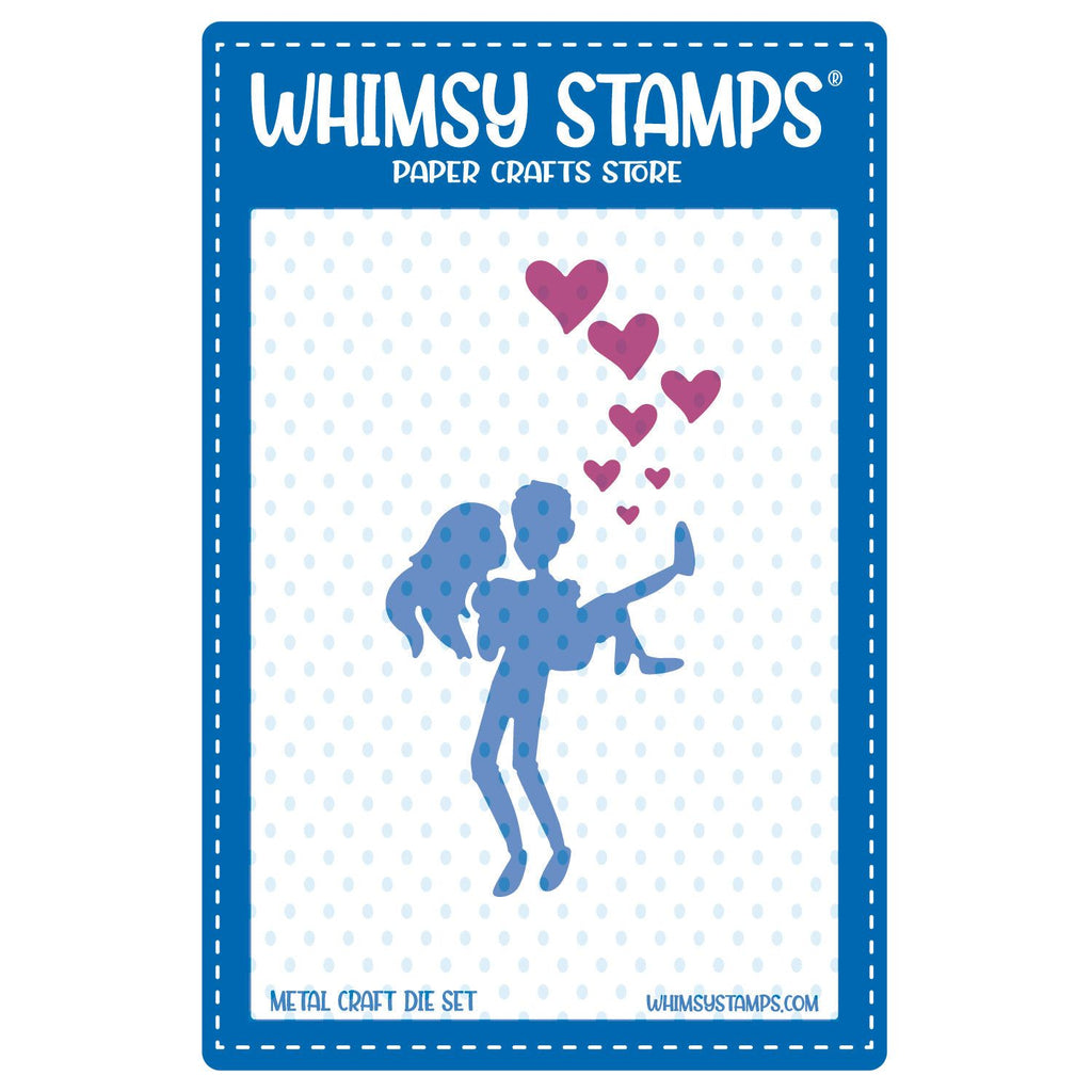 Whimsy Stamps Happy Couple Dies wsd573a