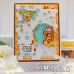 Whimsy Stamps Honeybear Outline Dies wsd019 honey