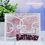 Whimsy Stamps Loopdidoos 3 Dies wsd393a birthday