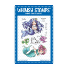 Whimsy Stamps Mermaid Friends Clear Stamps c1273a