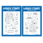 Whimsy Stamps Mermaid Kids Girl and Boy Clear Stamp Set