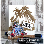 Whimsy Stamps Pirate Party Clear Stamps khb151a*