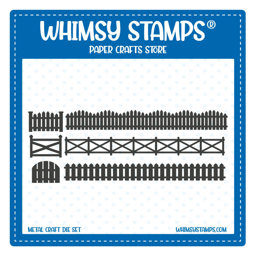Whimsy Stamps Rail and Fences Dies wsd052