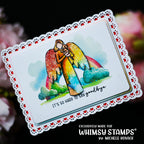 Whimsy Stamps Rainbow Bridge Dies wsd557a sympathy