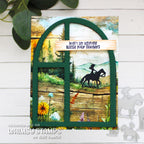 Whimsy Stamps Range Riders Dies wsd206a window