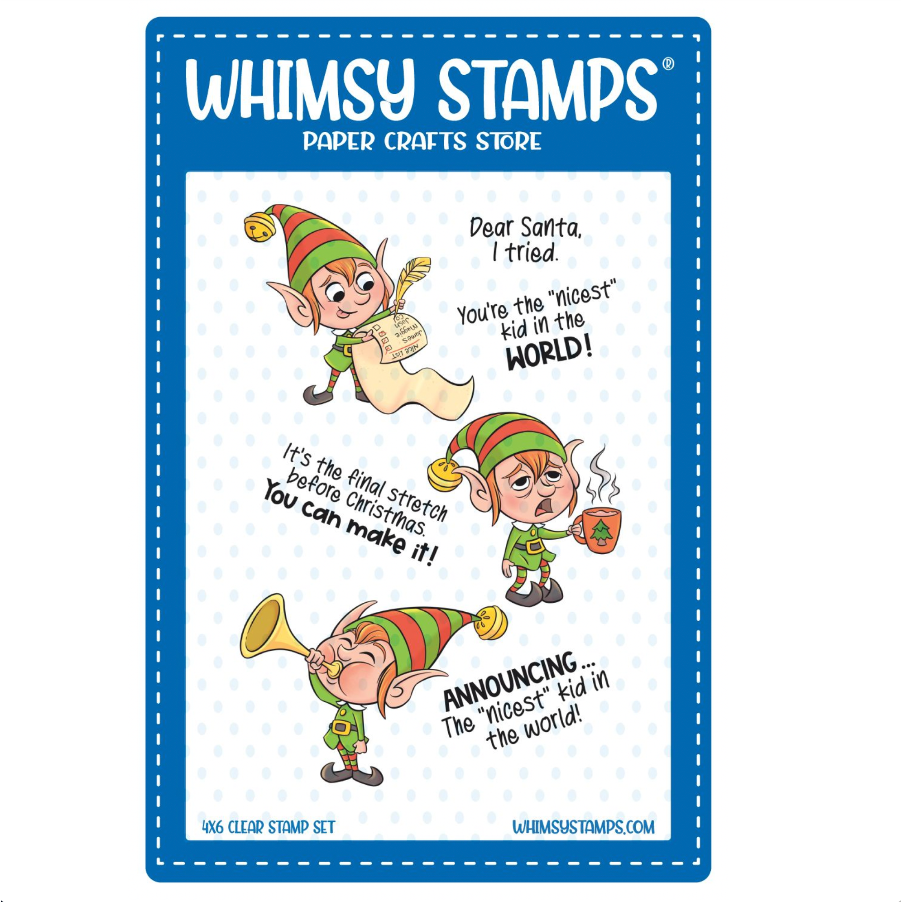 Whimsy Stamps Santa's Elves Clear Stamps khb150a