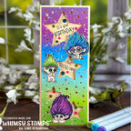 Whimsy Stamps Slimline Stardust Die wsd179 trolls