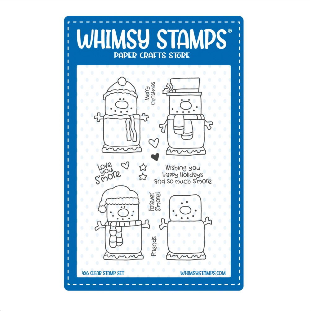 Whimsy Stamps Smores Clear Stamps cwsd373a