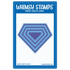 Whimsy Stamps Super Hero Badge Dies wsd017