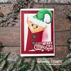 Whimsy Stamps Terrific Tickets Believe Clear Stamps and Terrific Tickets Die Set elf