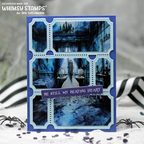 Whimsy Stamps Terrific Tickets Dies wsd036 blue