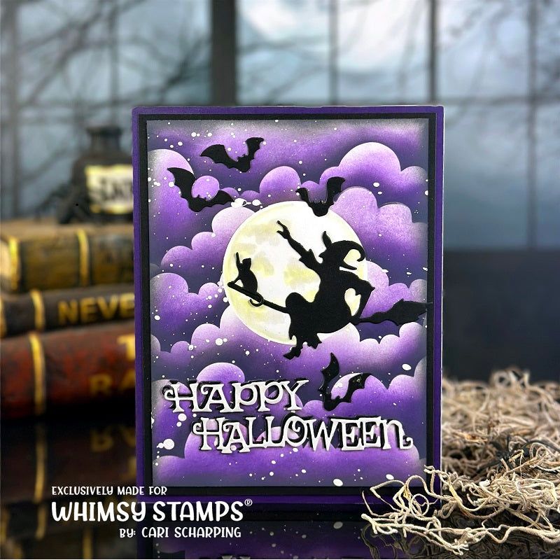 Whimsy Stamps Wicked Whispers Dies wsd281 halloween