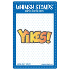 Whimsy Stamps Yikes Word Dies wsd420a