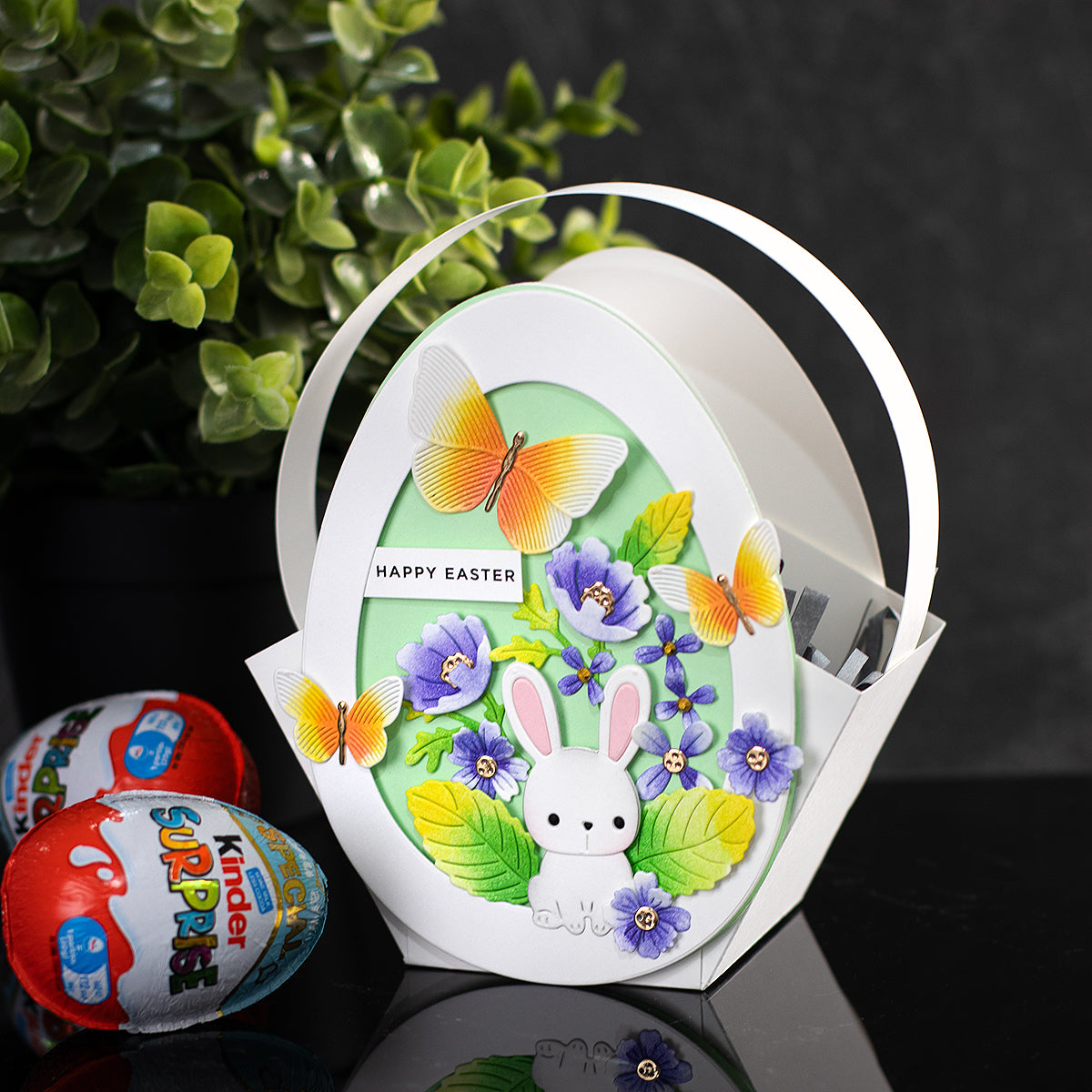 Simon Says Stamp Whirl Butterflies Wafer Dies s1109 Beautiful Moments Treat Basket