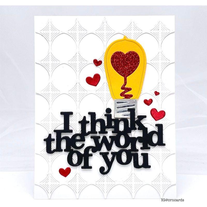 Simon Says Stamp Whirl Diamond Plate Wafer Dies s872 Sweetheart Love Card