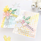 Simon Says Stamp Whirl Holly Wafer Die s952 Festive Fun Christmas Card