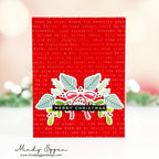 Simon Says Clear Stamp White Christmas Text 1228ss Christmas Card | color-code:ALT10