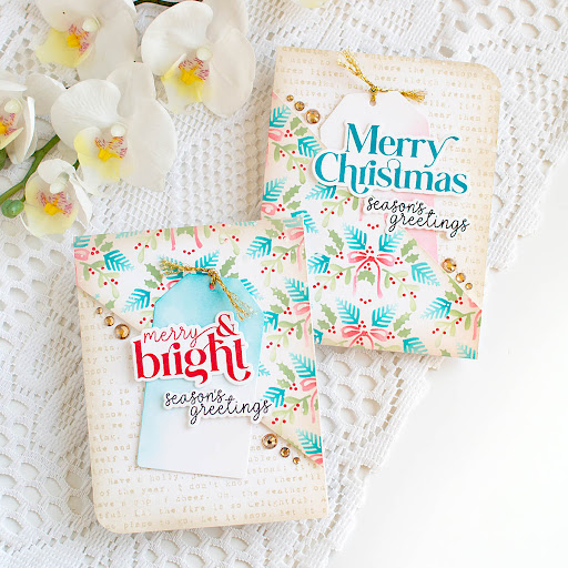 Simon Says Clear Stamp White Christmas Text 1228ss Christmas Cards | color-code:ALT04